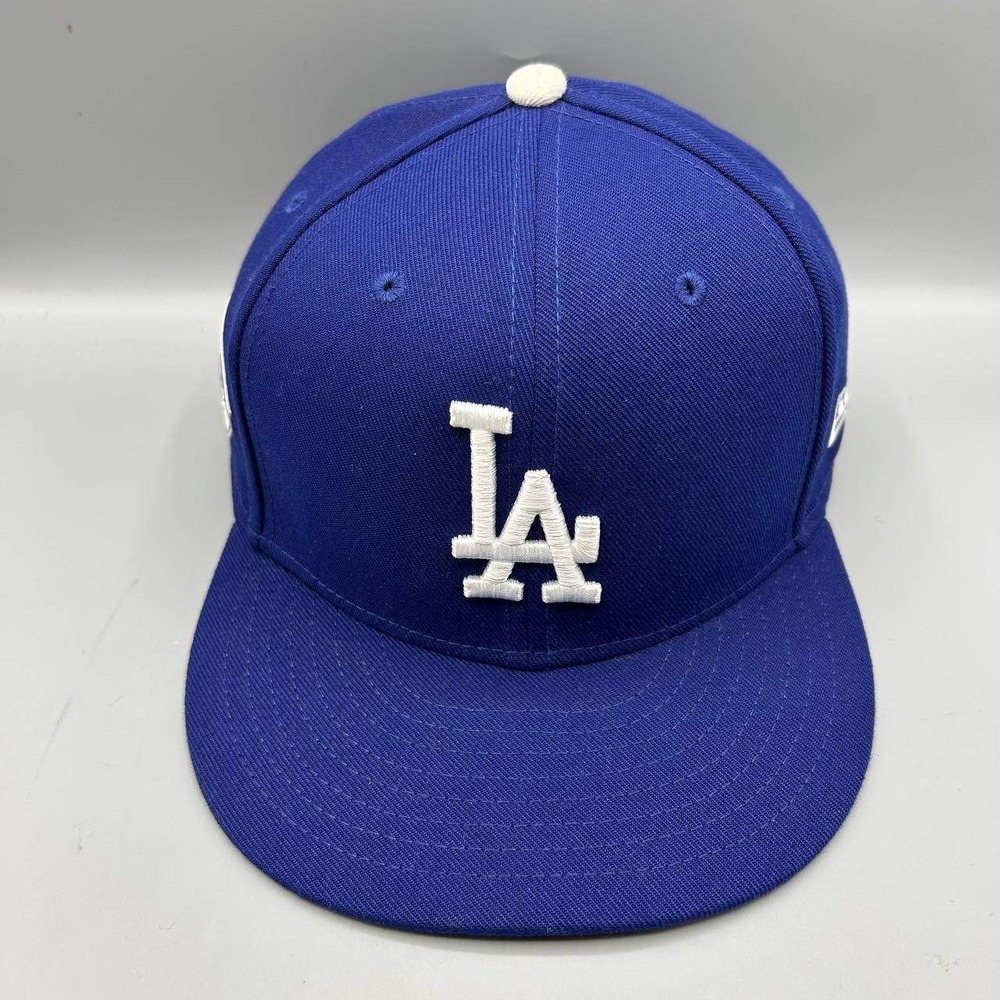 Los Angeles LA Dodgers MLB Hat Men 7 3/8 World Series 59Fifty New Era Fitted Cap